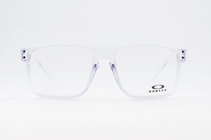 【五十嵐カノアさん着用】OAKLEY メガネ HOLBROOK RX A OX8100F-03 56サイズ 58サイズ ウェリントン ホルブルック クリアフレーム オークリー 正規品