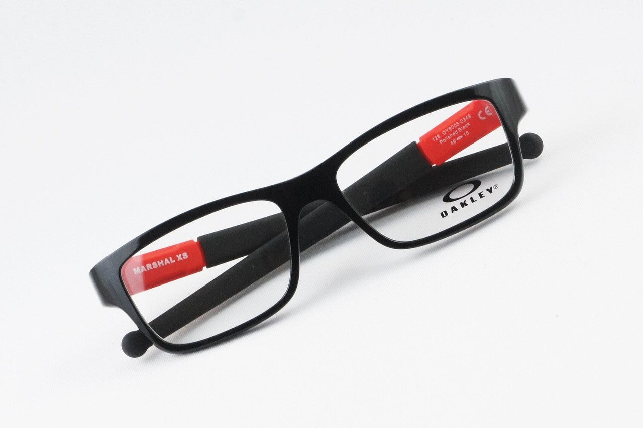 OAKLEY キッズ メガネ OY8005 0349 49サイズ スクエア MARSHAL XS マーシャルXS 子供 ジュニア 子ども オークリー 正規品