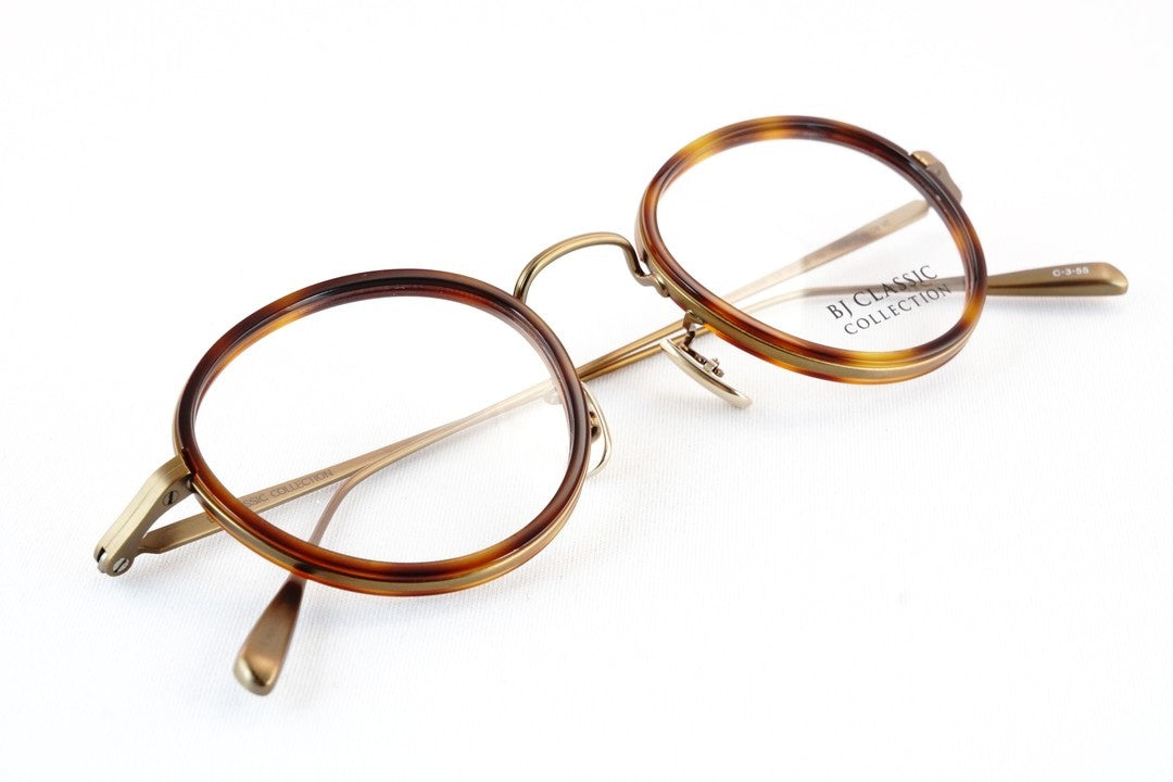 BJ CLASSIC メガネ PREM-114N CW NT C-3-55 ボストン BJクラシック 鯖江 日本製 正規品