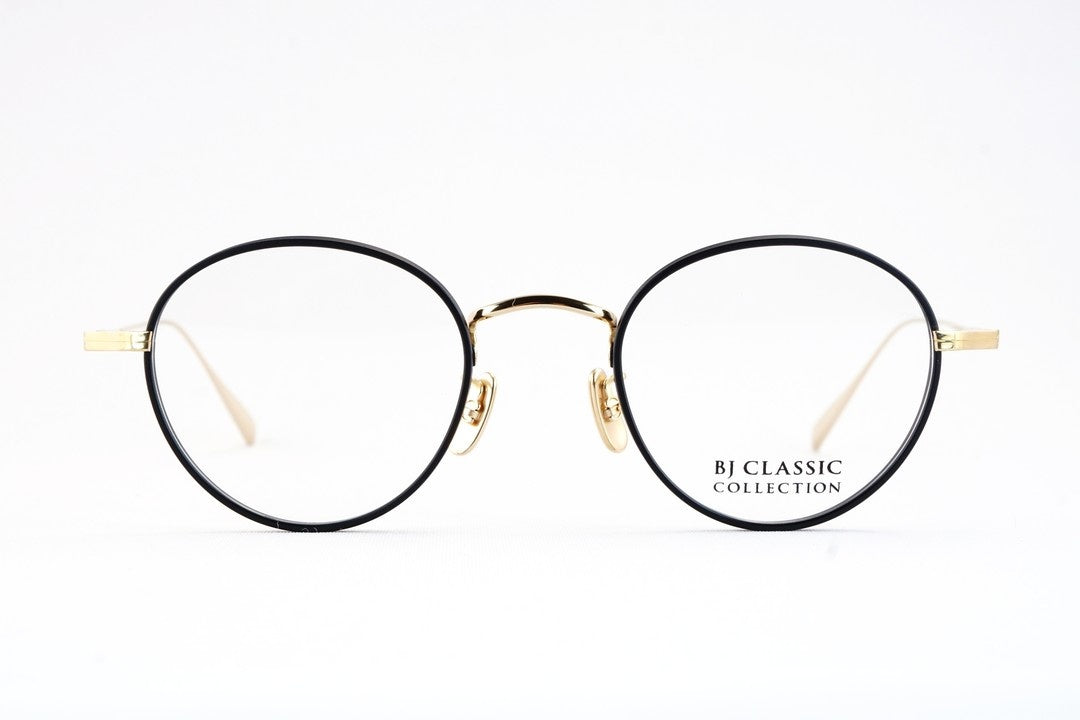 【浜辺美波さん着用モデル】BJ CLASSIC メガネ PREM-114WRN S NT C-1-1W ボストン 七宝リム チタン クラシカル BJクラシック 鯖江 日本製 正規品