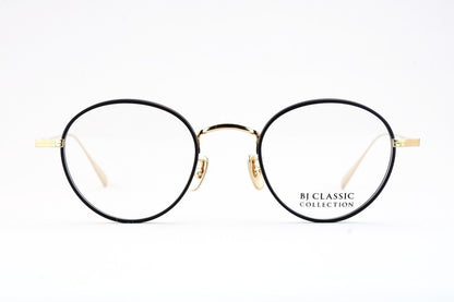 【浜辺美波さん着用モデル】BJ CLASSIC メガネ PREM-114WRN S NT C-1-1W ボストン 七宝リム チタン クラシカル BJクラシック 鯖江 日本製 正規品