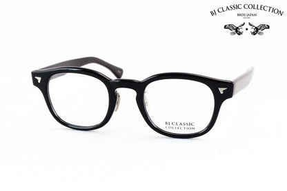 【桜井ユキさん着用】BJ CLASSIC メガネ P-551MP C-1 ウェリントン セルロイド クラシカル BJクラシック 鯖江 日本製 正規品