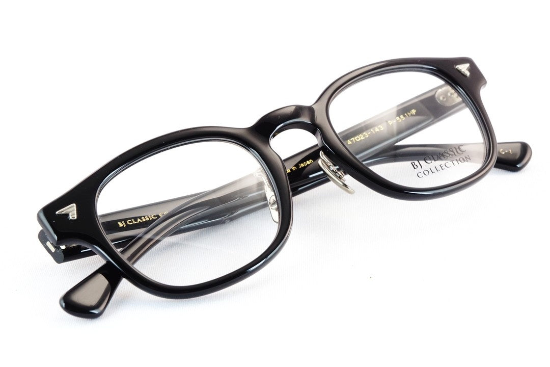 【桜井ユキさん着用】BJ CLASSIC メガネ P-551MP C-1 ウェリントン セルロイド クラシカル BJクラシック 鯖江 日本製 正規品