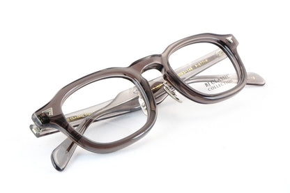 BJ CLASSIC クリア メガネ P-577MP C-19 パリジャン ウェリントン フレンチ ヴィンテージ セルロイド チタン クラシカル セルロイド BJクラシック 鯖江 日本製 正規品