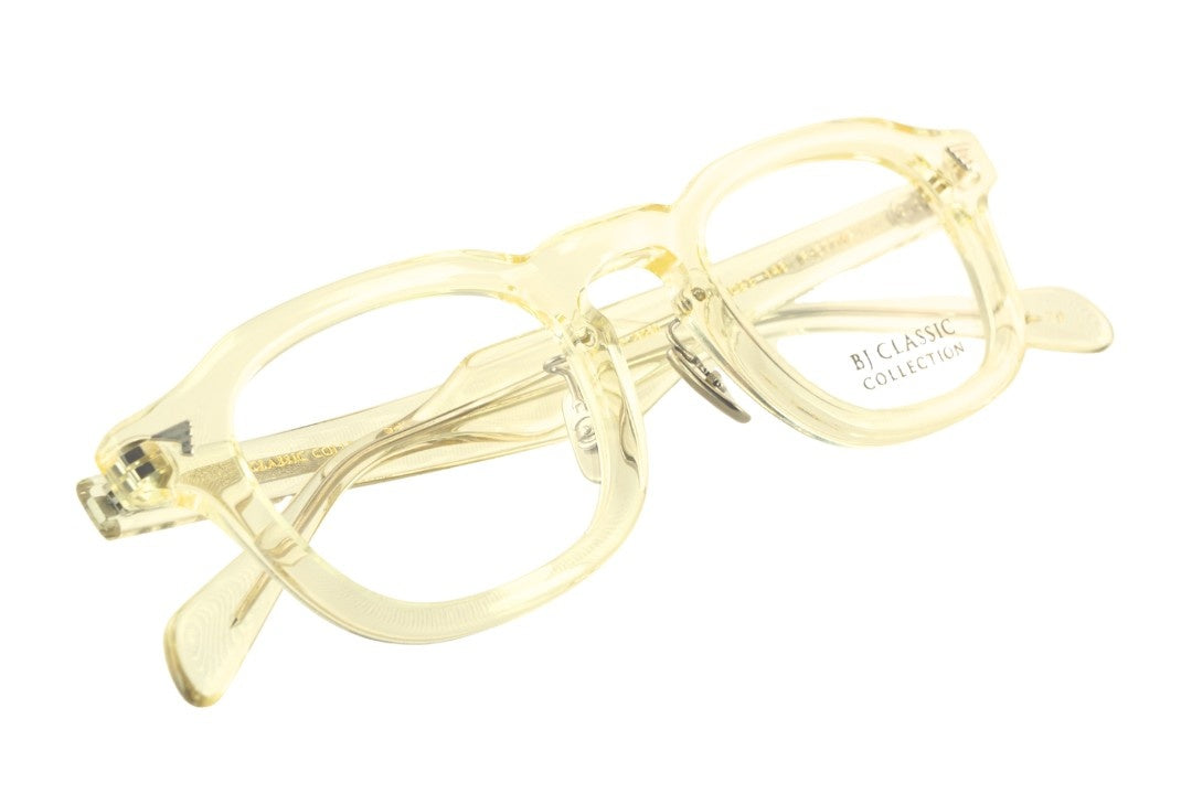 BJ CLASSIC クリア メガネ P-577MP C-79 パリジャン ウェリントン フレンチ ヴィンテージ セルロイド チタン クラシカル セルロイド BJクラシック 鯖江 日本製 正規品