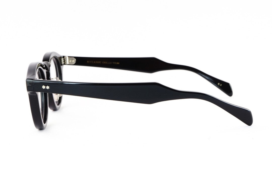 BJ CLASSIC メガネ P-583MP C-1 ボストン フレンチ ヴィンテージ 太フチ セルロイド チタン クラシカル セルロイド BJクラシック 鯖江 日本製 正規品