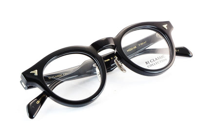 BJ CLASSIC メガネ P-583MP C-1 ボストン フレンチ ヴィンテージ 太フチ セルロイド チタン クラシカル セルロイド BJクラシック 鯖江 日本製 正規品