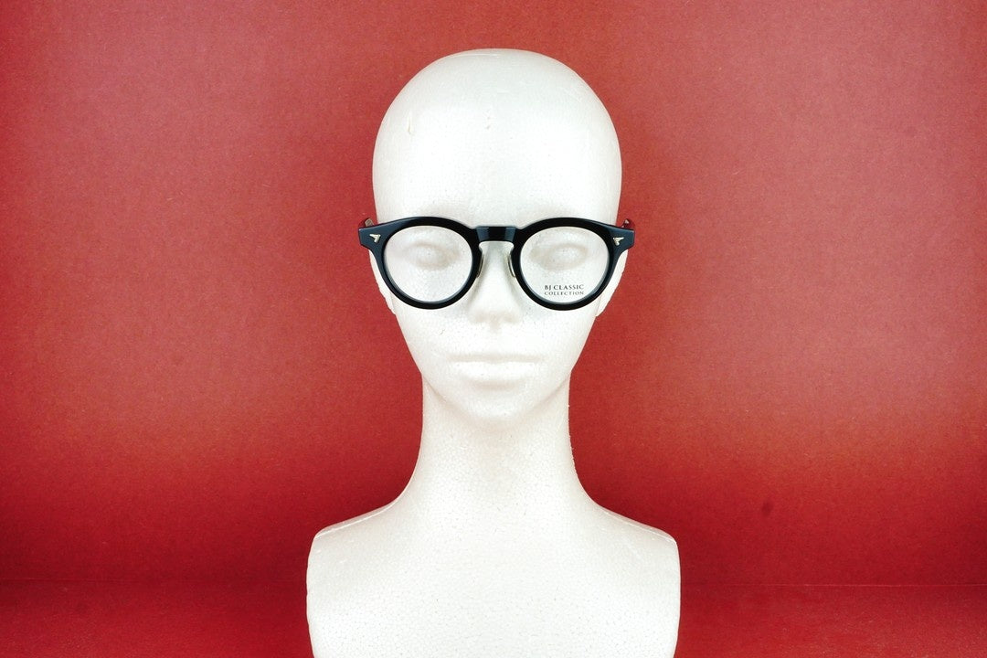 BJ CLASSIC メガネ P-583MP C-1 ボストン フレンチ ヴィンテージ 太フチ セルロイド チタン クラシカル セルロイド BJクラシック 鯖江 日本製 正規品