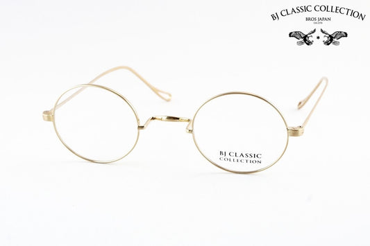 【綾野剛さん着用モデル】BJ CLASSIC メガネ PREM-111ST C-6 ラウンド 丸メガネ 一山 チタン クラシカル BJクラシック 鯖江 日本製 正規品