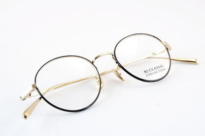 【中島健人さん着用モデル】BJ CLASSIC メガネ PREM-114N S NT C-1-1 ボストン 七宝リム チタン クラシカル BJクラシック 鯖江 日本製 正規品