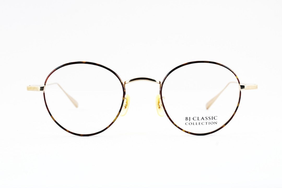 【石原さとみさん着用モデル】BJ CLASSIC メガネ PREM-114S NT C-1-2 ボストン 七宝リム チタン クラシカル BJクラシック 鯖江 日本製 正規品