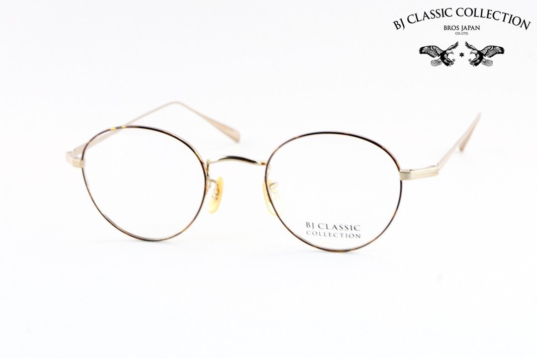 【本田翼さん着用モデル】BJ CLASSIC メガネ PREM-114S NT C-1-2F ボストン 七宝リム チタン クラシカル BJクラシック 鯖江 日本製 正規品