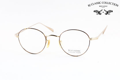 【本田翼さん着用モデル】BJ CLASSIC メガネ PREM-114S NT C-1-2F ボストン 七宝リム チタン クラシカル BJクラシック 鯖江 日本製 正規品