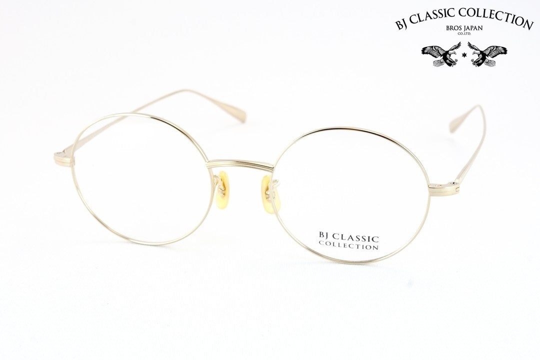 【桐谷美玲さん着用モデル】BJ CLASSIC メガネ PREM-126NT C-1 ラウンド 丸メガネ チタン クラシカル BJクラシック 鯖江 日本製 正規品