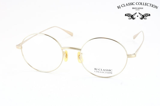 【桐谷美玲さん着用モデル】BJ CLASSIC メガネ PREM-126NT C-1 ラウンド 丸メガネ チタン クラシカル BJクラシック 鯖江 日本製 正規品