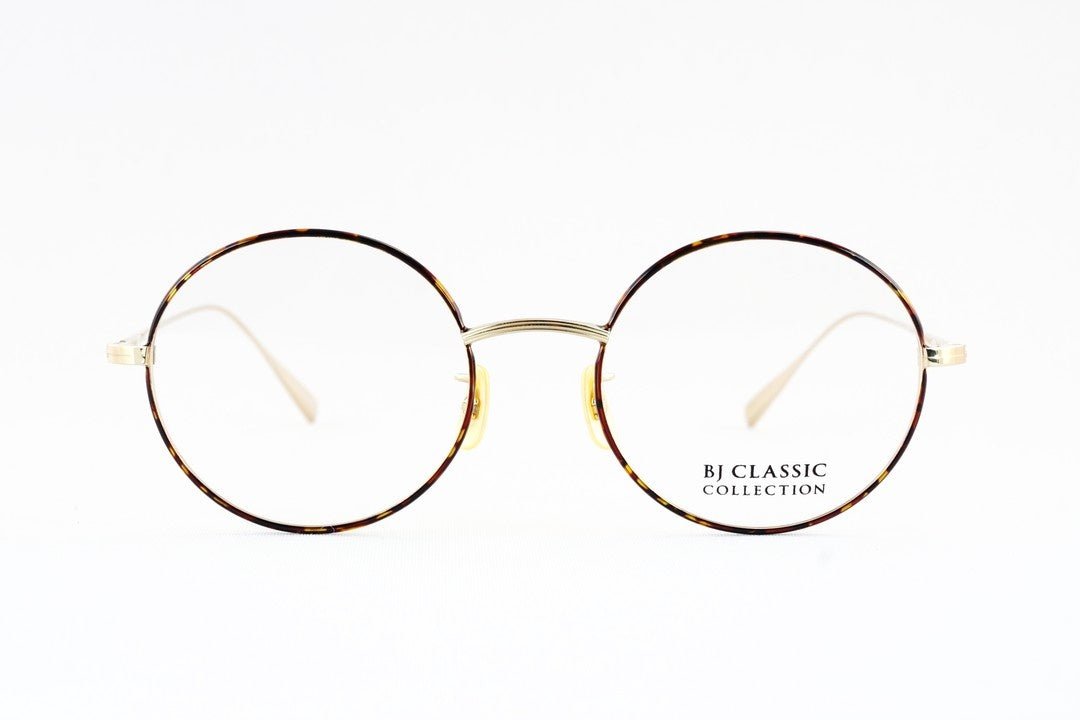 【川口春奈さん着用モデル】BJ CLASSIC メガネ PREM-126S NT C-1-2 ラウンド 丸メガネ チタン クラシカル BJクラシック 鯖江 日本製 正規品