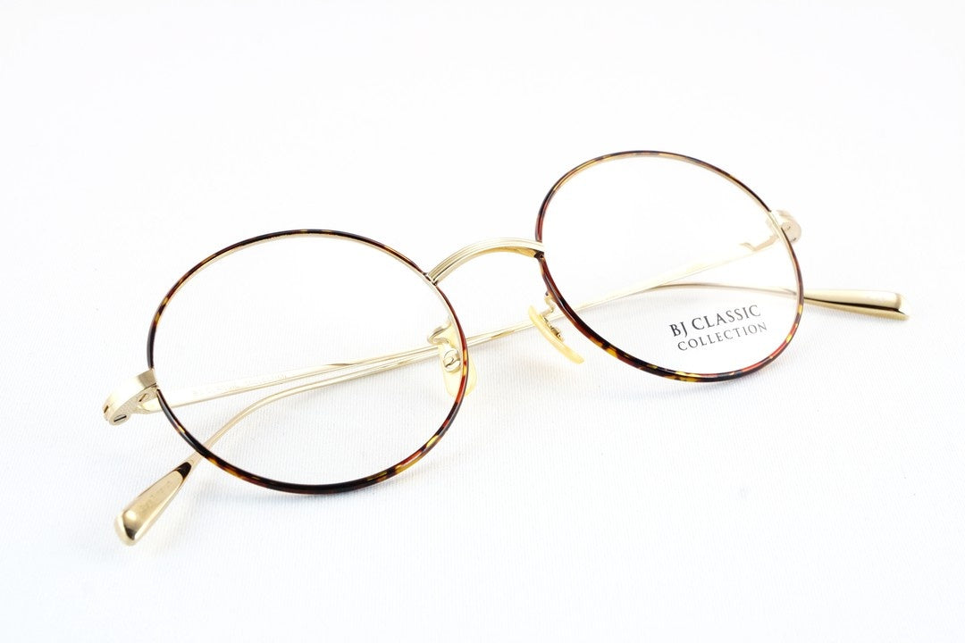 【川口春奈さん着用モデル】BJ CLASSIC メガネ PREM-126S NT C-1-2 ラウンド 丸メガネ チタン クラシカル BJクラシック 鯖江 日本製 正規品