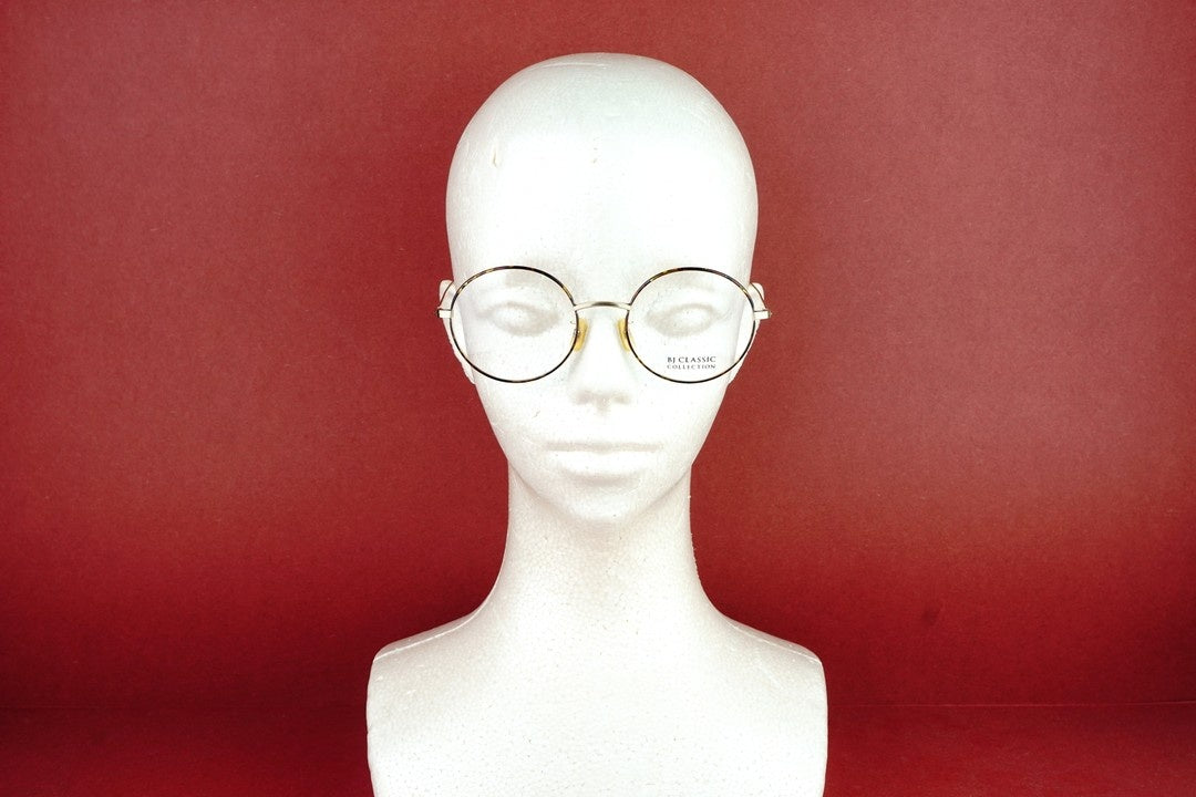 【川口春奈さん着用モデル】BJ CLASSIC メガネ PREM-126S NT C-1-2 ラウンド 丸メガネ チタン クラシカル BJクラシック 鯖江 日本製 正規品