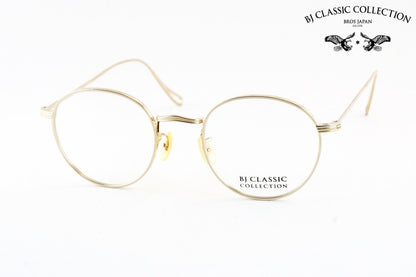 BJ CLASSIC メガネ PREM-143DT C-1 ボストン メタル 丸メガネ BJクラシック 鯖江 日本製 正規品