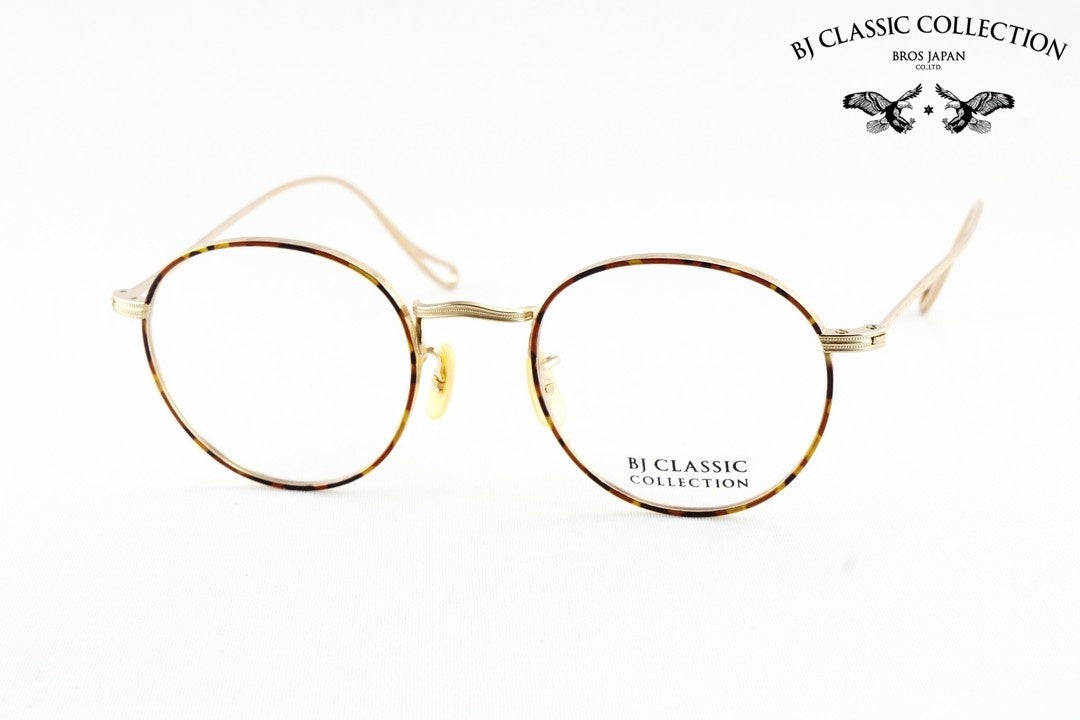 BJ CLASSIC メガネ PREM-143S DT C-1-2F ボストン メタル 丸メガネ BJクラシック 鯖江 日本製 正規品