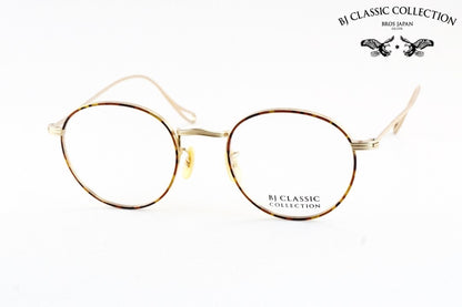 BJ CLASSIC メガネ PREM-143S DT C-1-2F ボストン メタル 丸メガネ BJクラシック 鯖江 日本製 正規品