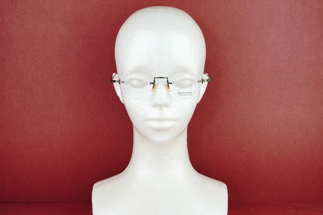 BJ CLASSIC メガネ PREM-205 NT C-3 ツーポイント 縁無し ボストン チタン クラシカル BJクラシック 鯖江 日本製 正規品