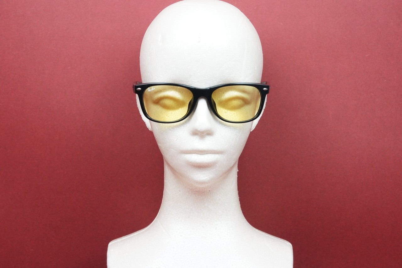 【純正ライトカラー】Ray-Ban サングラス NEW WAYFARER RB2132-F 601/R6 55サイズ ウェリントン ニューウェイファーラー レイバン 正規品 イエロー