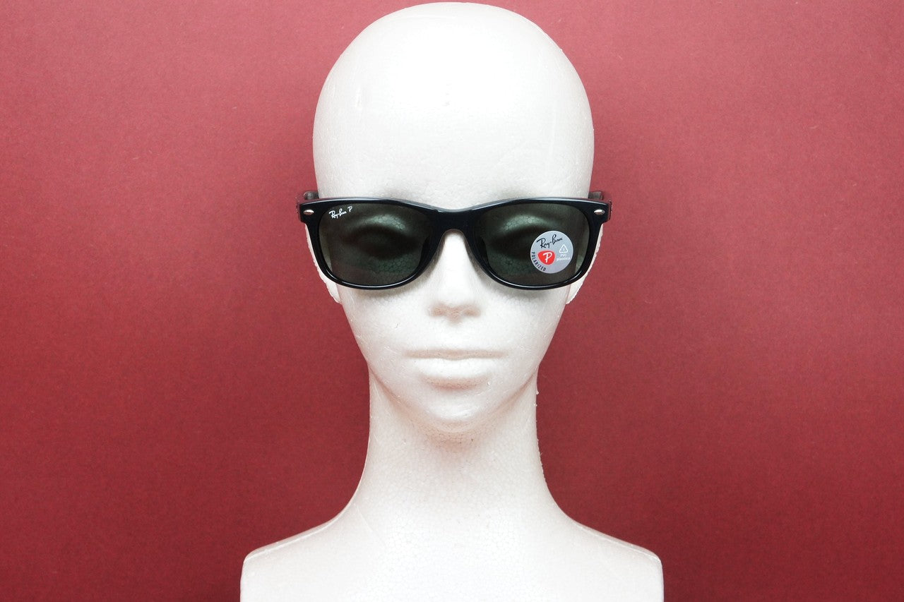 Ray-Ban 偏光 サングラス NEW WAYFARER RB2132-F 901/58 55サイズ ウェリントン ニューウェイファーラー レイバン 正規品