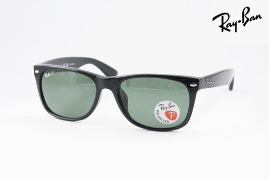 Ray-Ban 偏光 サングラス NEW WAYFARER RB2132-F 901/58 58サイズ ウェリントン ニューウェイファーラー レイバン 正規品