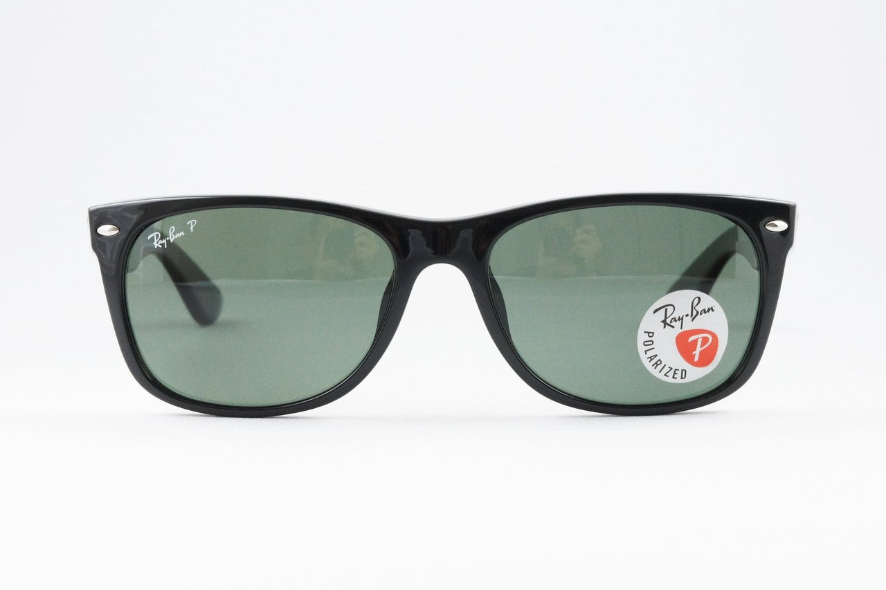 Ray-Ban 偏光 サングラス NEW WAYFARER RB2132-F 901/58 58サイズ ウェリントン ニューウェイファーラー レイバン 正規品