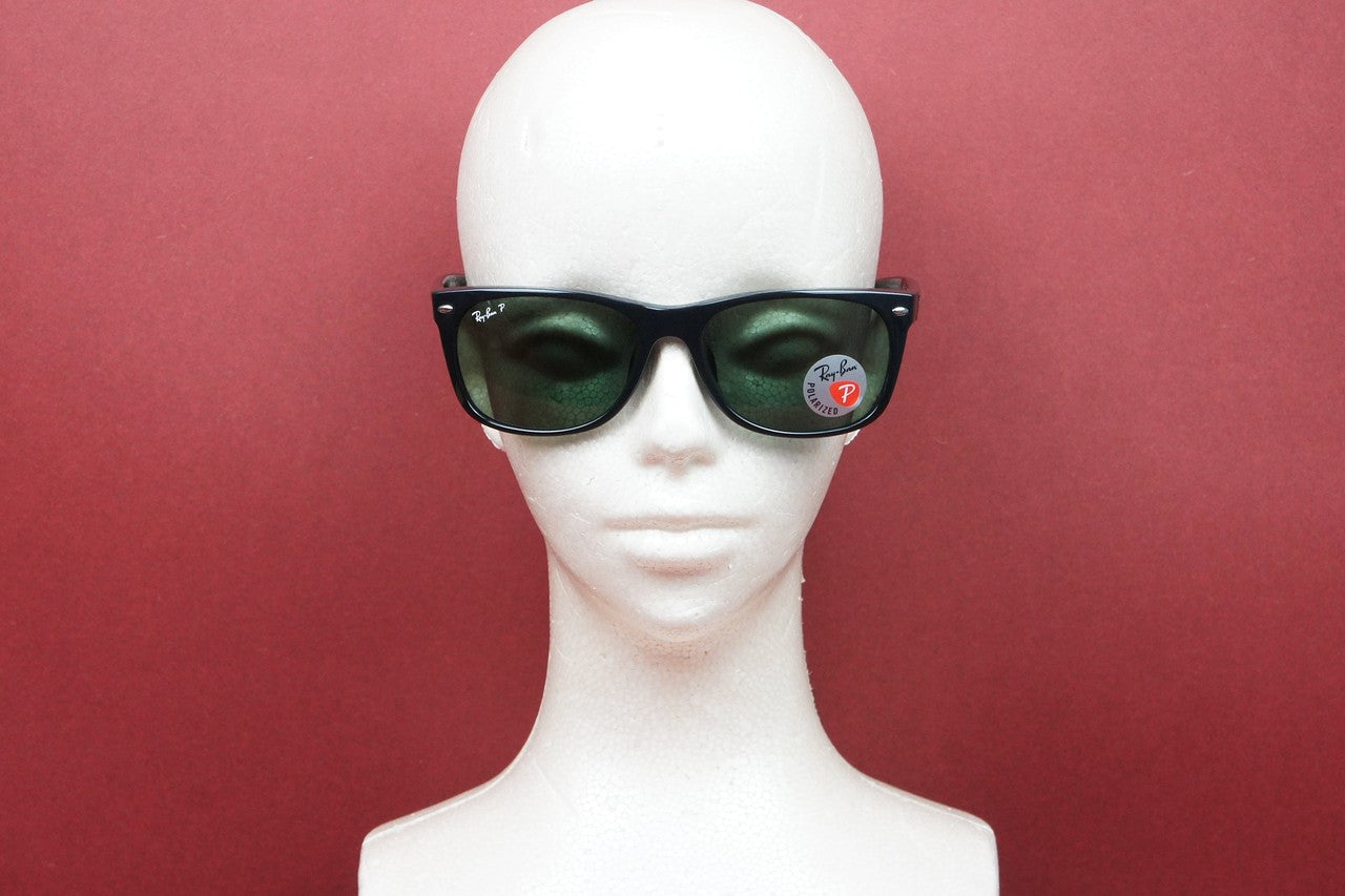 Ray-Ban 偏光 サングラス NEW WAYFARER RB2132-F 901/58 58サイズ ウェリントン ニューウェイファーラー レイバン 正規品