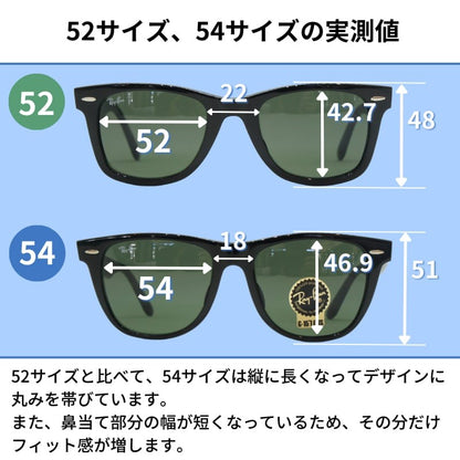 【木村拓哉さん着用】Ray-Ban サングラス RB2140-F 901 52サイズ 54サイズ Wayfarer ウェリントン レイバン ウェイファーラー 正規品