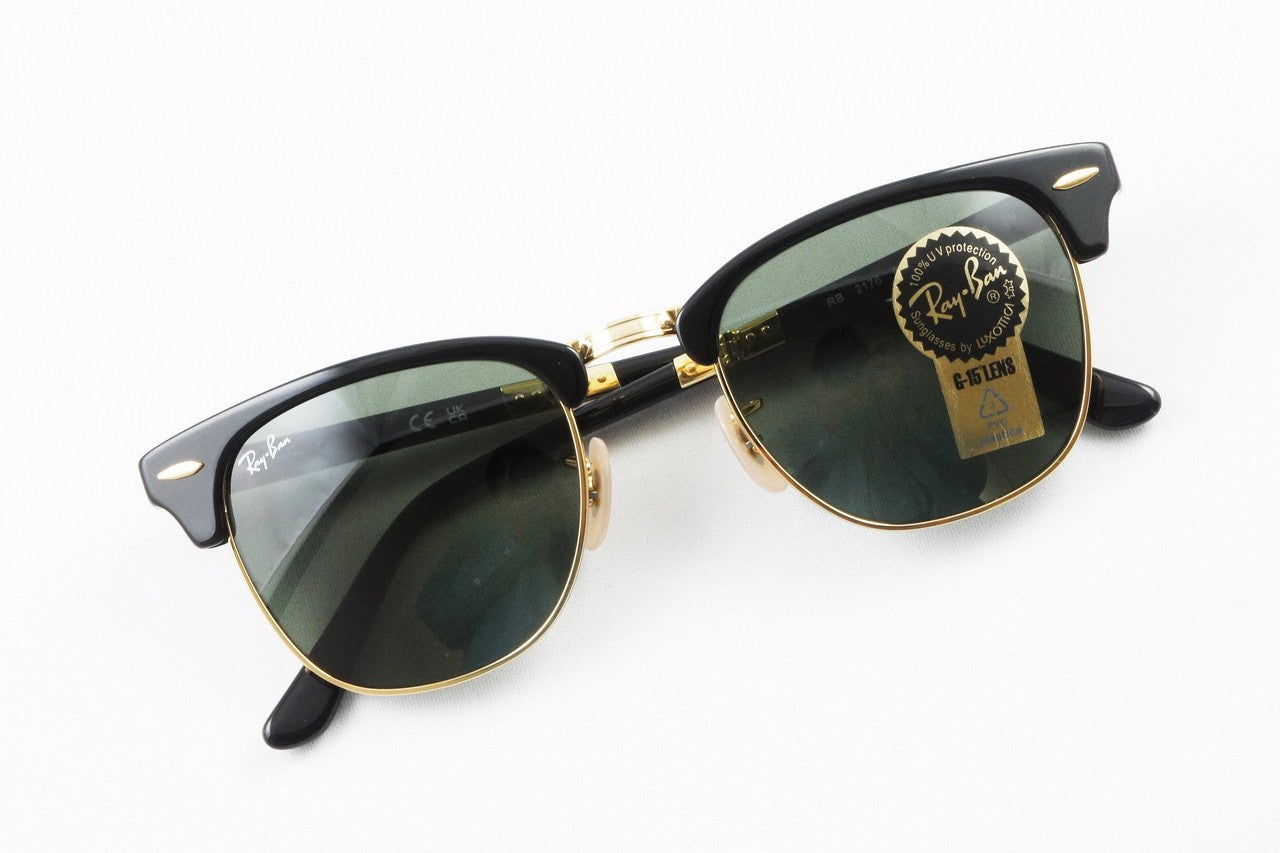 Ray-Ban 折りたたみ サングラス RB2176 901 CLUBMASTER FOLDING フォールディング クラシック サーモント ブロー レイバン 正規品