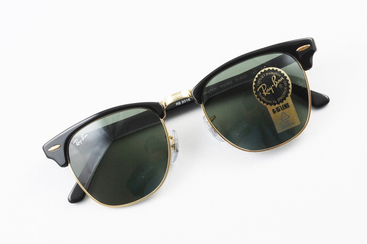 【ONE OK ROCK Takaさん着用】Ray-Ban サングラス CLUBMASTER RB3016 W0365 49 51サイズ クラシック サーモント ブロー クラブマスター レイバン 正規品