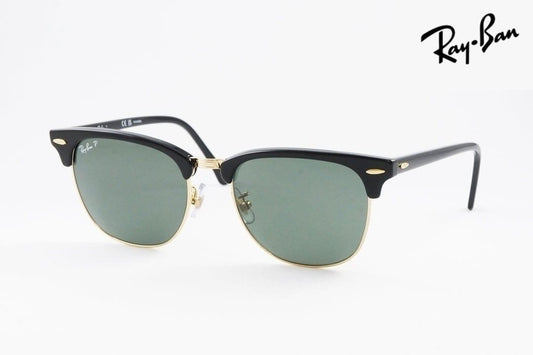 Ray-Ban 偏光 サングラス CLUBMASTER RB3016-F 901/58 55サイズ クラシック サーモント ブロー クラブマスター レイバン 正規品