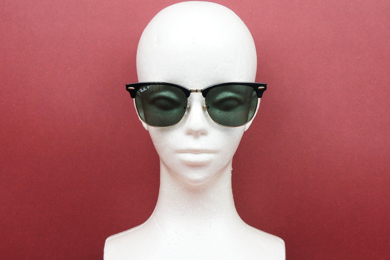 Ray-Ban 偏光 サングラス CLUBMASTER RB3016-F 901/58 55サイズ クラシック サーモント ブロー クラブマスター レイバン 正規品