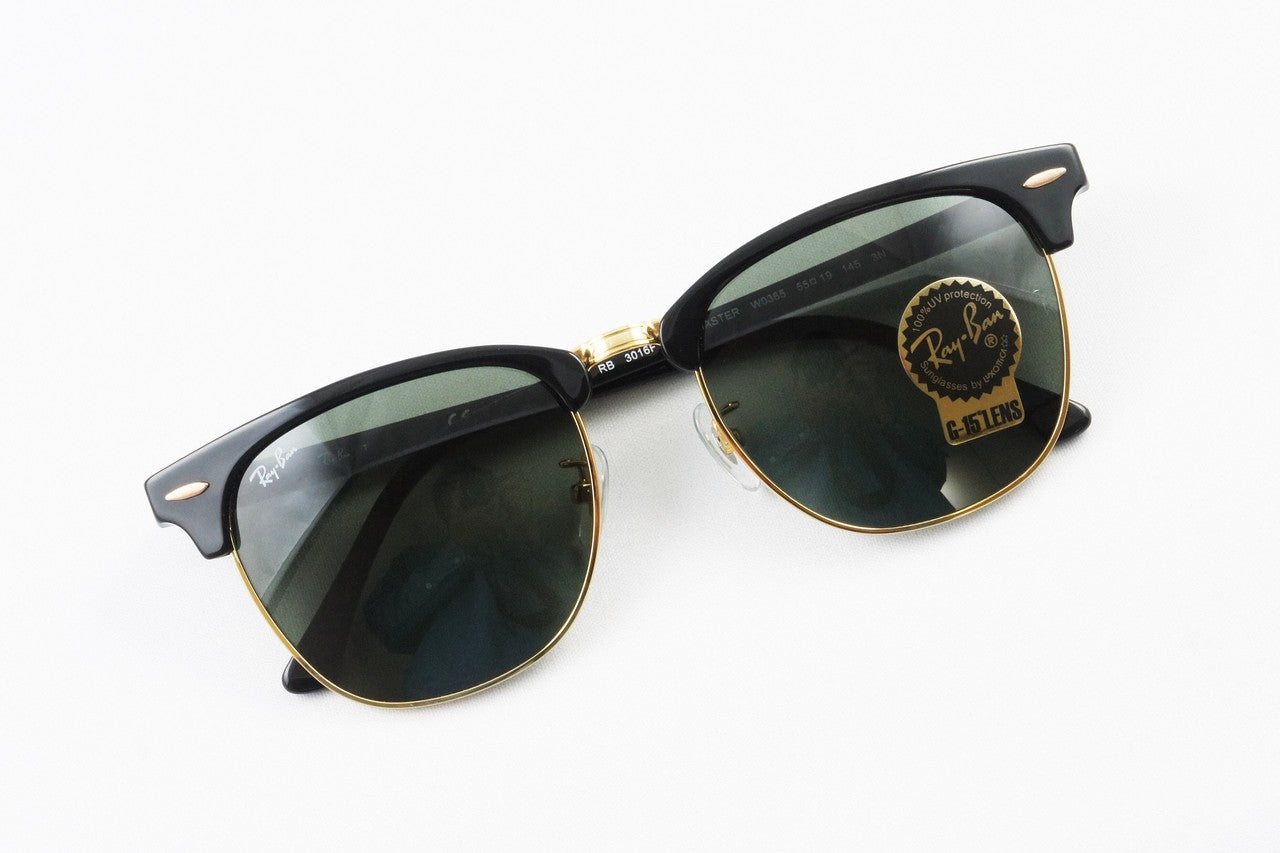 【皇治さん着用】Ray-Ban サングラス CLUBMASTER RB3016F W0365 55サイズ クラシック サーモント ブロー クラブマスター レイバン 正規品