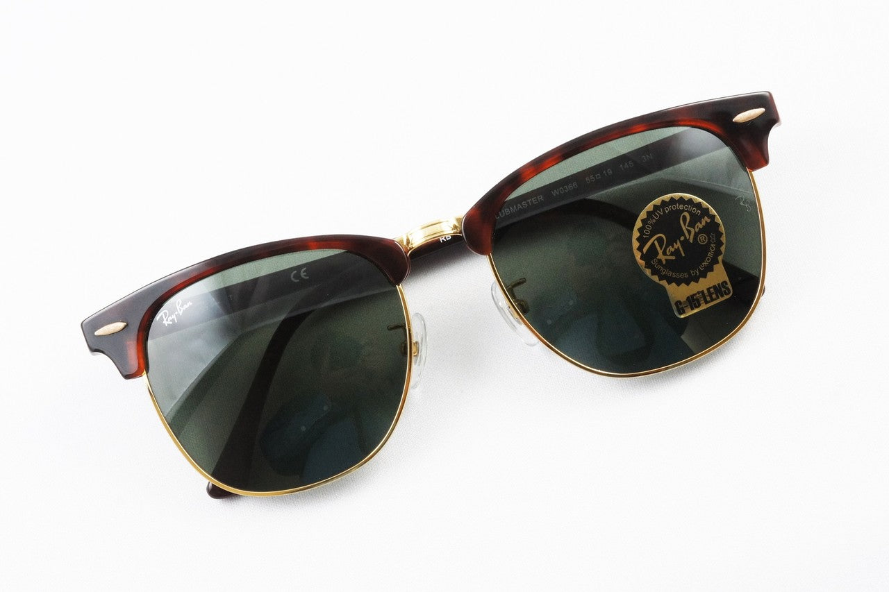 Ray-Ban サングラス CLUBMASTER RB3016F W0366 55サイズ クラシック サーモント ブロー クラブマスター レイバン 正規品