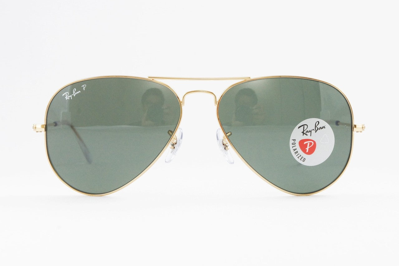 Ray-Ban 偏光 サングラス RB3025 001/58 55サイズ 58サイズ 62サイズ AVIATOR ティアドロップ アビエーター レイバン 正規品