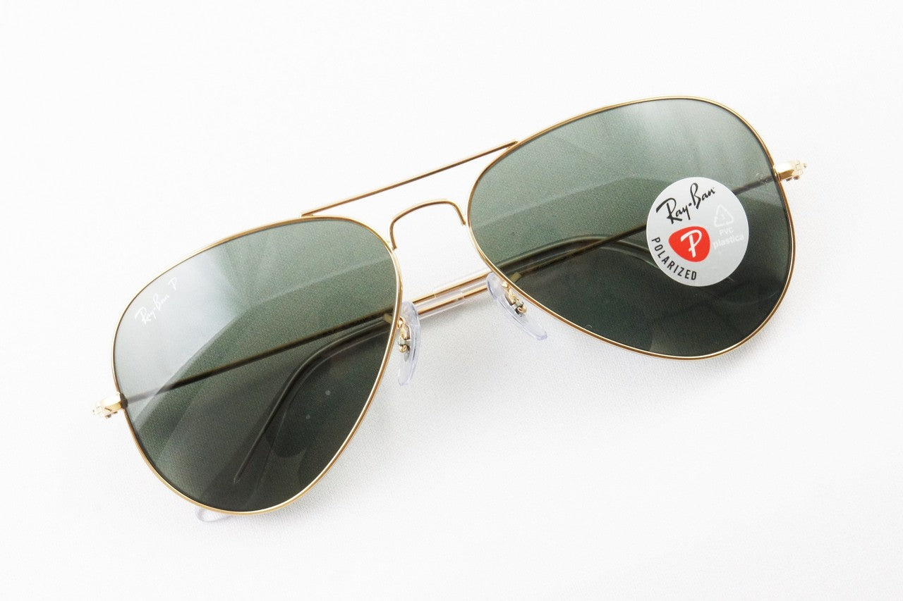 Ray-Ban 偏光 サングラス RB3025 001/58 55サイズ 58サイズ 62サイズ AVIATOR ティアドロップ アビエーター レイバン 正規品