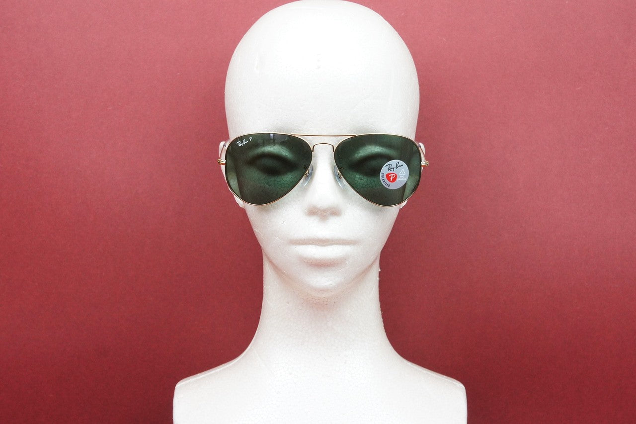 Ray-Ban 偏光 サングラス RB3025 001/58 55サイズ 58サイズ 62サイズ AVIATOR ティアドロップ アビエーター レイバン 正規品