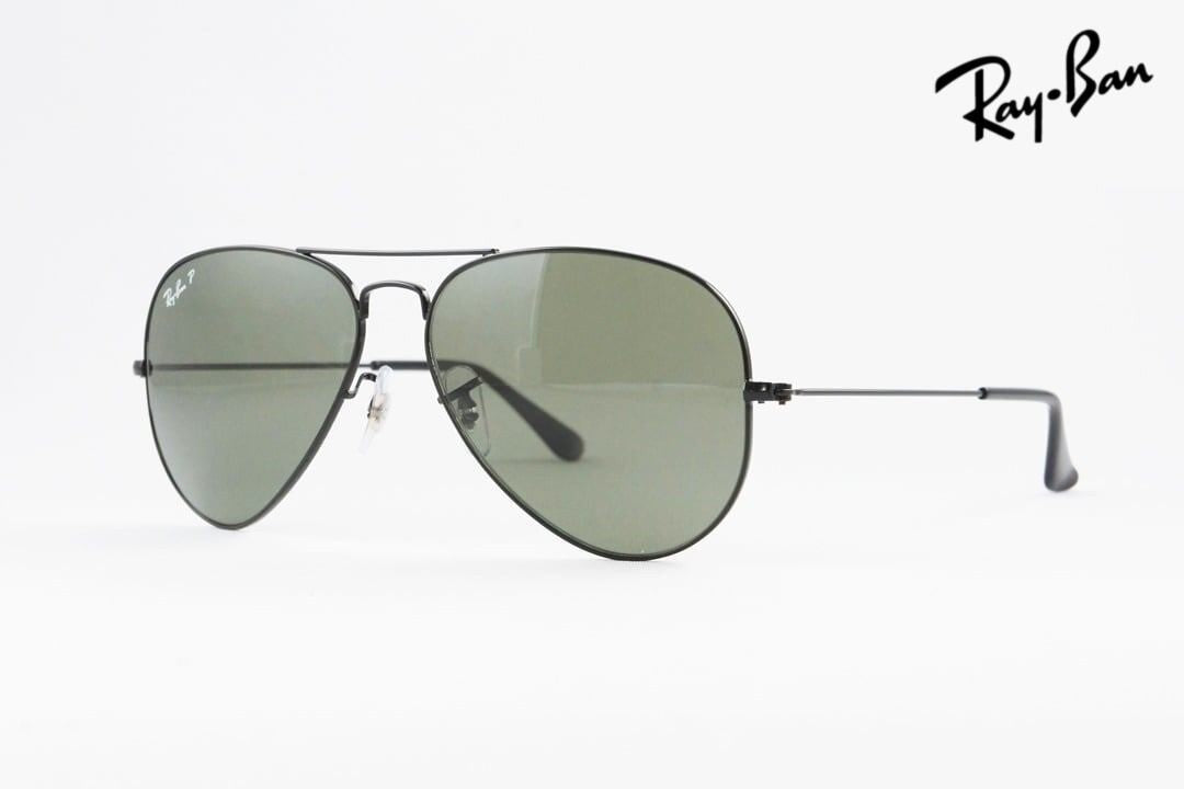 Ray-Ban 偏光 サングラス RB3025 002/58 58サイズ AVIATOR ティアドロップ アビエーター レイバン 正規品