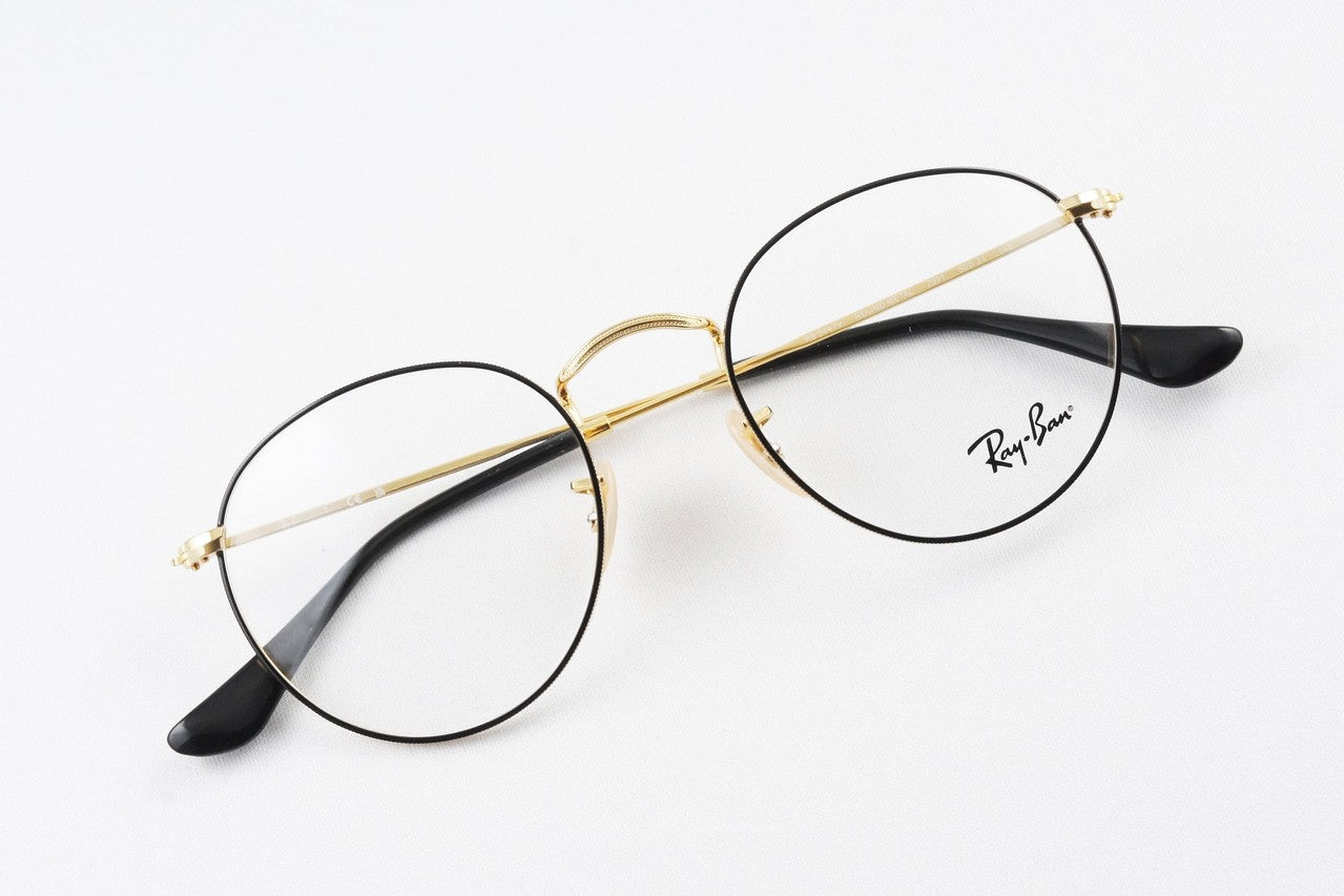 【降谷建志さん着用】Ray-Ban メガネ RX3447V 2991 ボストン クラシカル 丸メガネ 眼鏡 レイバン 正規品 RB3447V