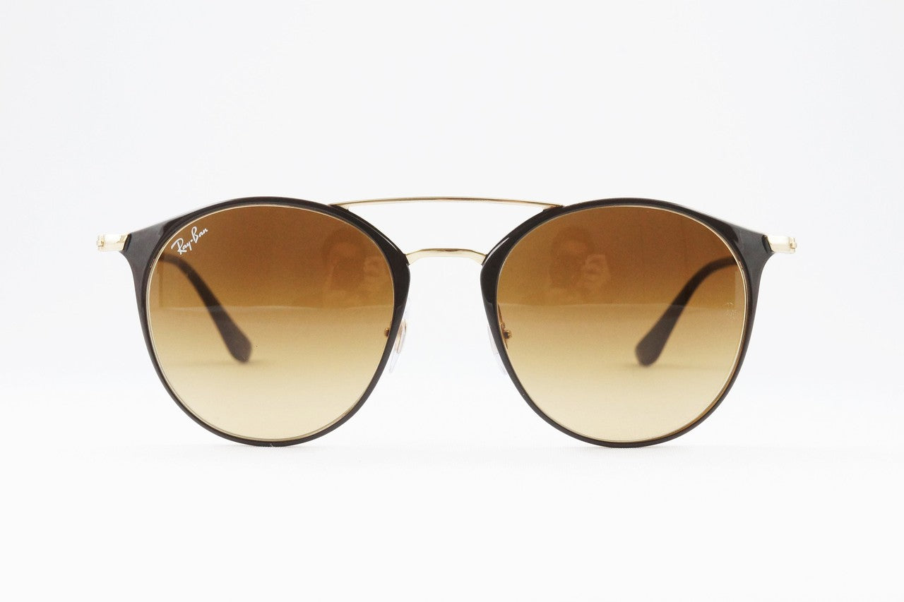 Ray-Ban サングラス RB3546 9009/85 ラウンド ボストン ツーブリッジ レイバン 正規品