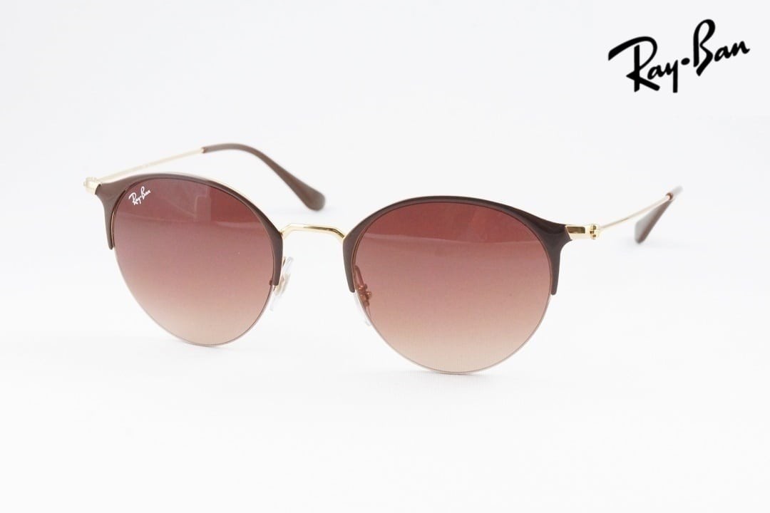 Ray-Ban サングラス RB3578 9009/13 50サイズ ハーフリム 半リム サーモント ナイロール ボストン ブロー レイバン 正規品