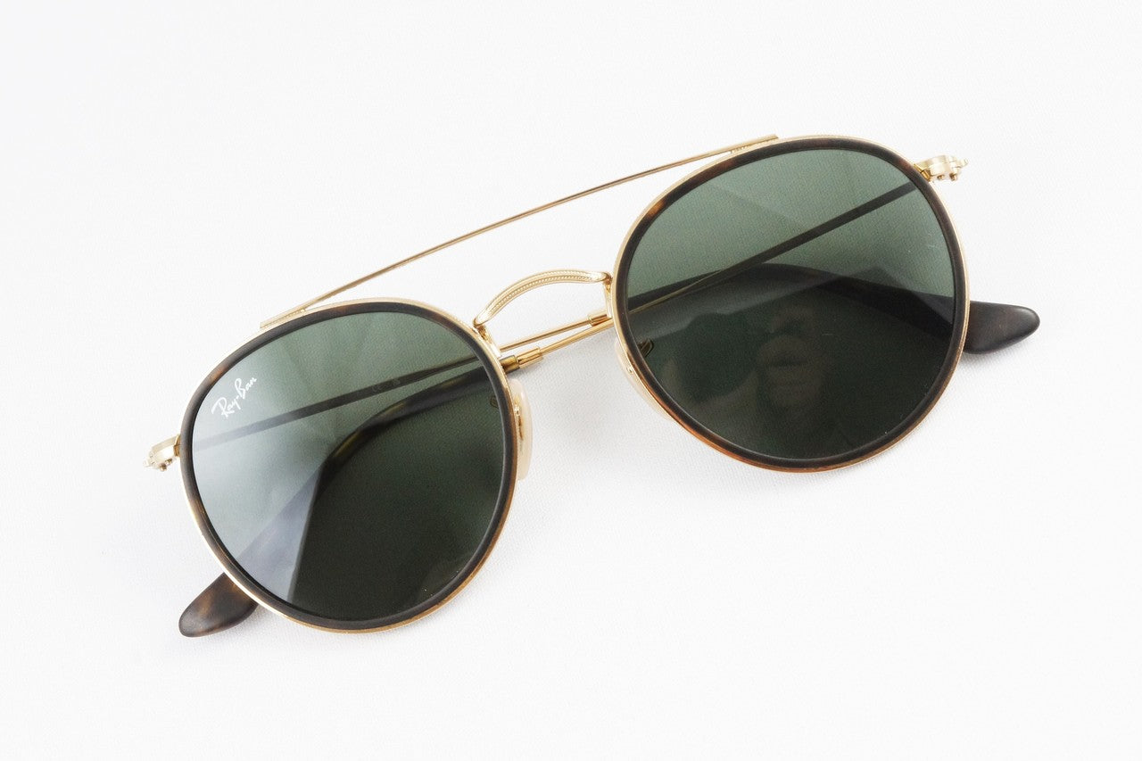 【與真司郎さん着用】Ray-Ban サングラス RB3647-N 001 51サイズ ツーブリッジ ボストン クラシカル レイバン 正規品