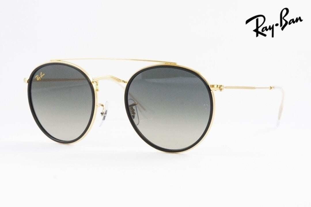 Ray-Ban サングラス RB3647-N 9238/71 51サイズ ラウンド ボストン ツーブリッジ クラシカル レイバン 正規品