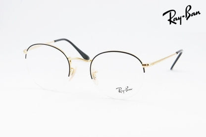 Ray-Ban メガネ RX3947V 2946 ハーフリム ボストン クラシカル 半リム ナイロール 丸メガネ 眼鏡 レイバン 正規品 RB3947V