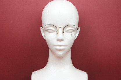 Ray-Ban メガネ RX3947V 2946 ハーフリム ボストン クラシカル 半リム ナイロール 丸メガネ 眼鏡 レイバン 正規品 RB3947V