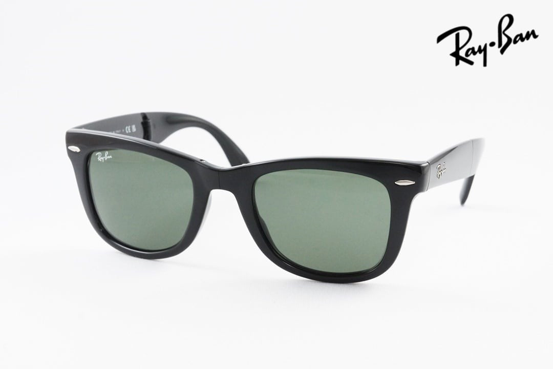 【山下智久さん着用】Ray-Ban 折りたたみ サングラス RB4105 601 50サイズ Wayfarer FOLDING フォールディング ウェリントン レイバン 正規品